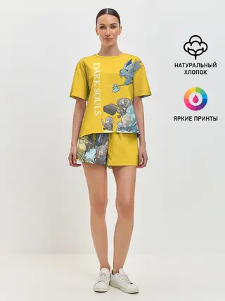 Женская пижама с шортами / RUN HERO RUN