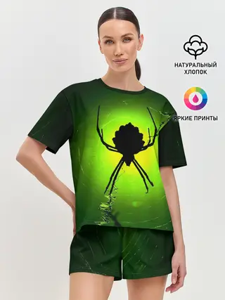 Женская пижама с шортами / Паук | Spider