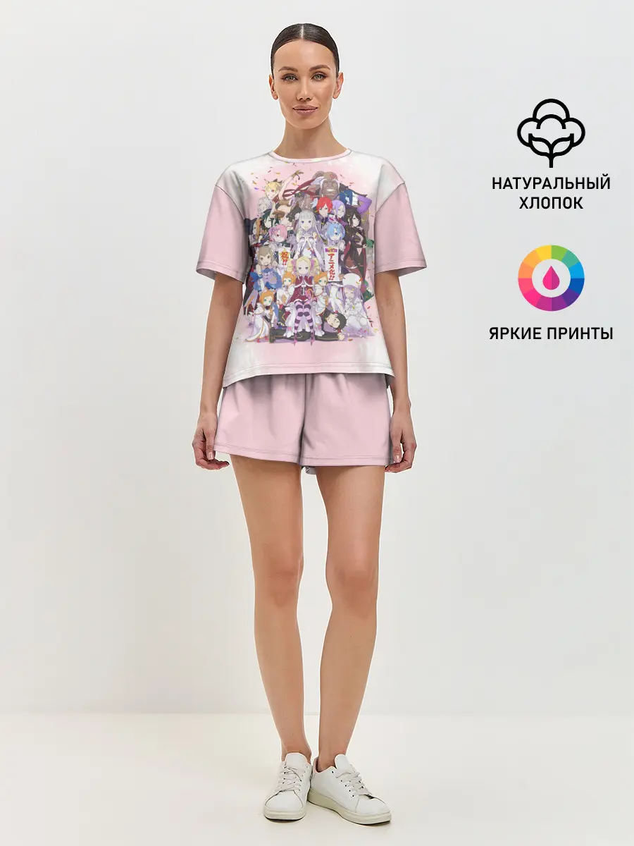 Женская пижама с шортами / RE:Zero