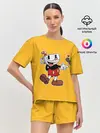 Женская пижама с шортами / CUPHEAD | КАПХЕД