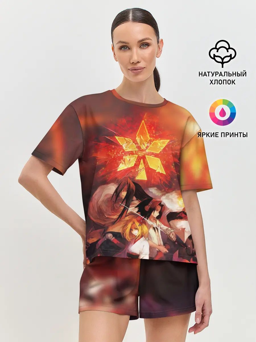 Женская пижама с шортами / Шаман Кинг