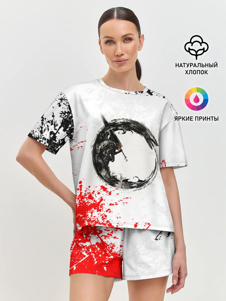 Женская пижама с шортами / Берсерк в круге