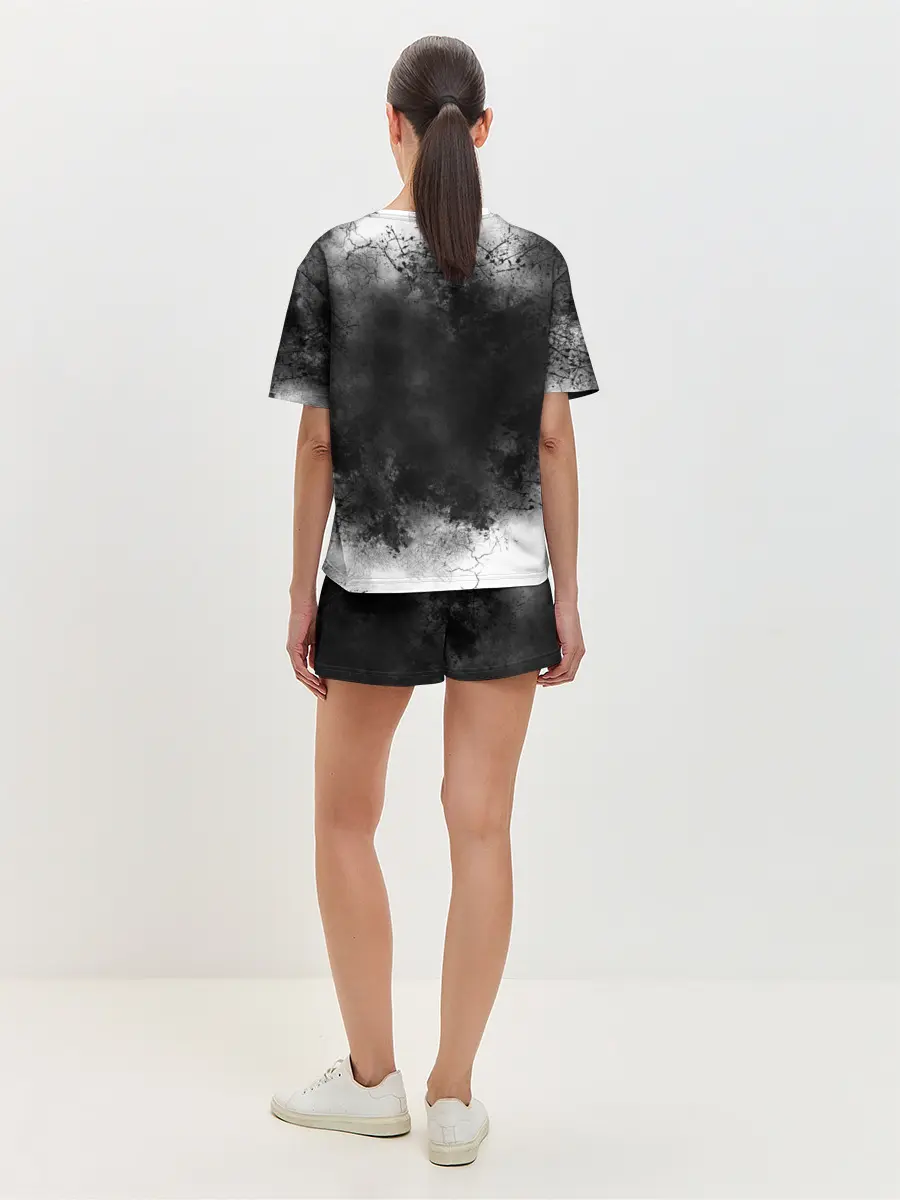 Женская пижама с шортами / Гатс акварель