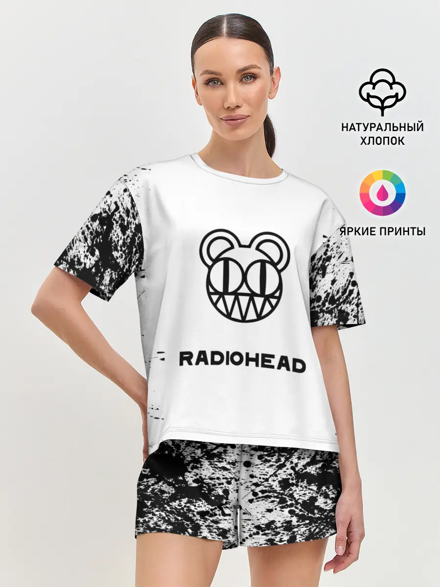 Женская пижама с шортами / radiohead