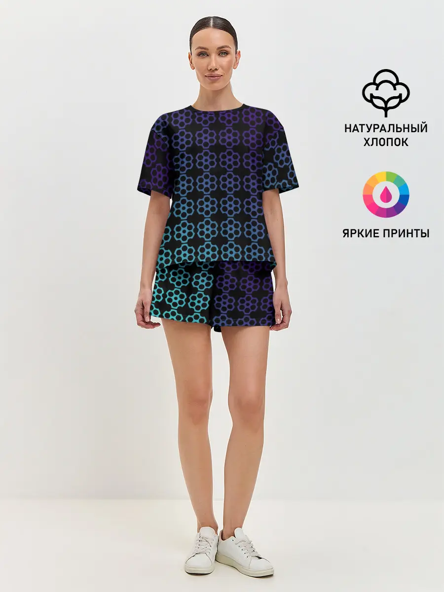 Женская пижама с шортами / Оружейный Барабан