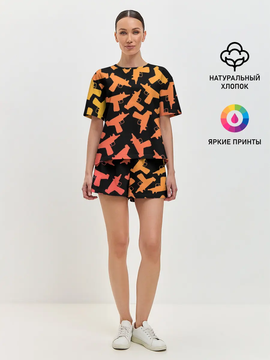 Женская пижама с шортами / Узи