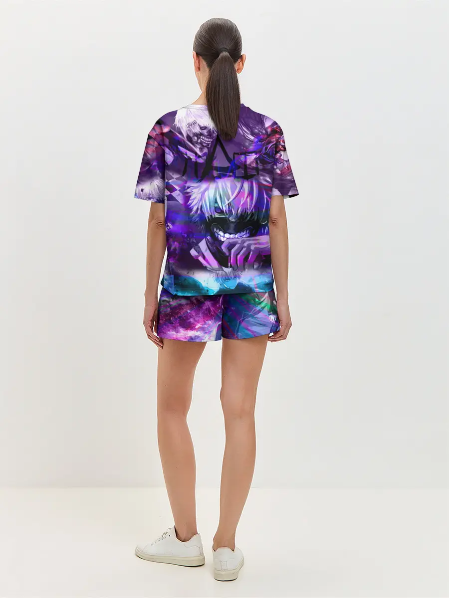 Женская пижама с шортами / Ретро Рейв Гуль