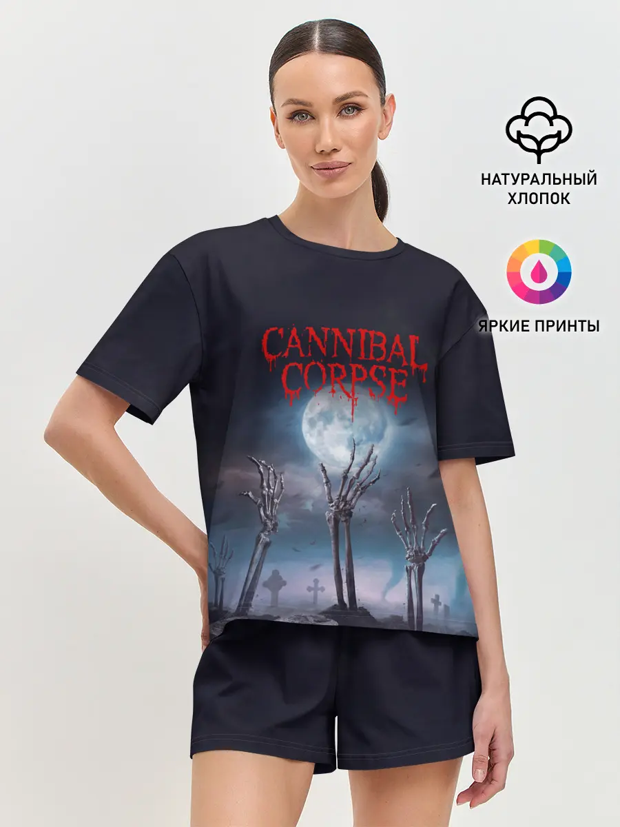 Женская пижама с шортами / Cannibal Corpse | Труп Каннибала