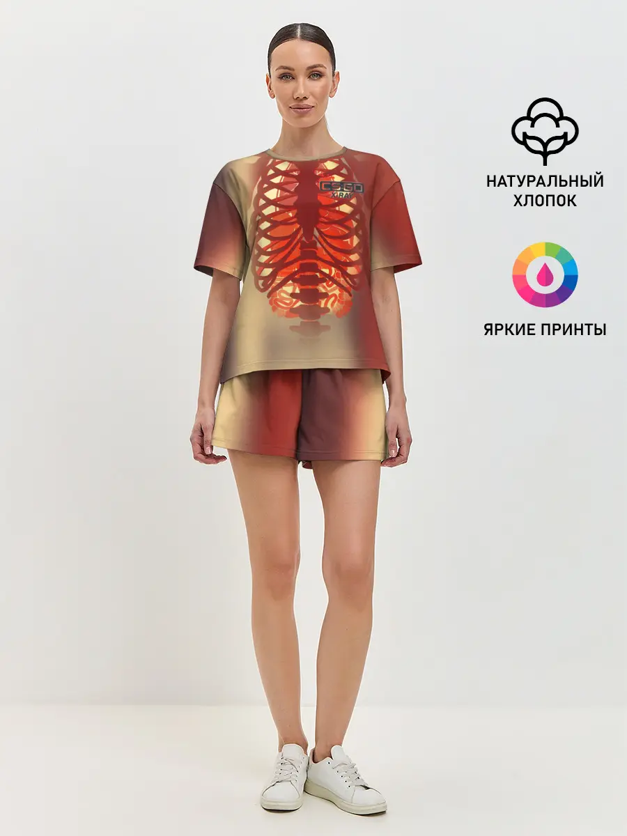 Женская пижама с шортами / cs:go | X-Ray Style