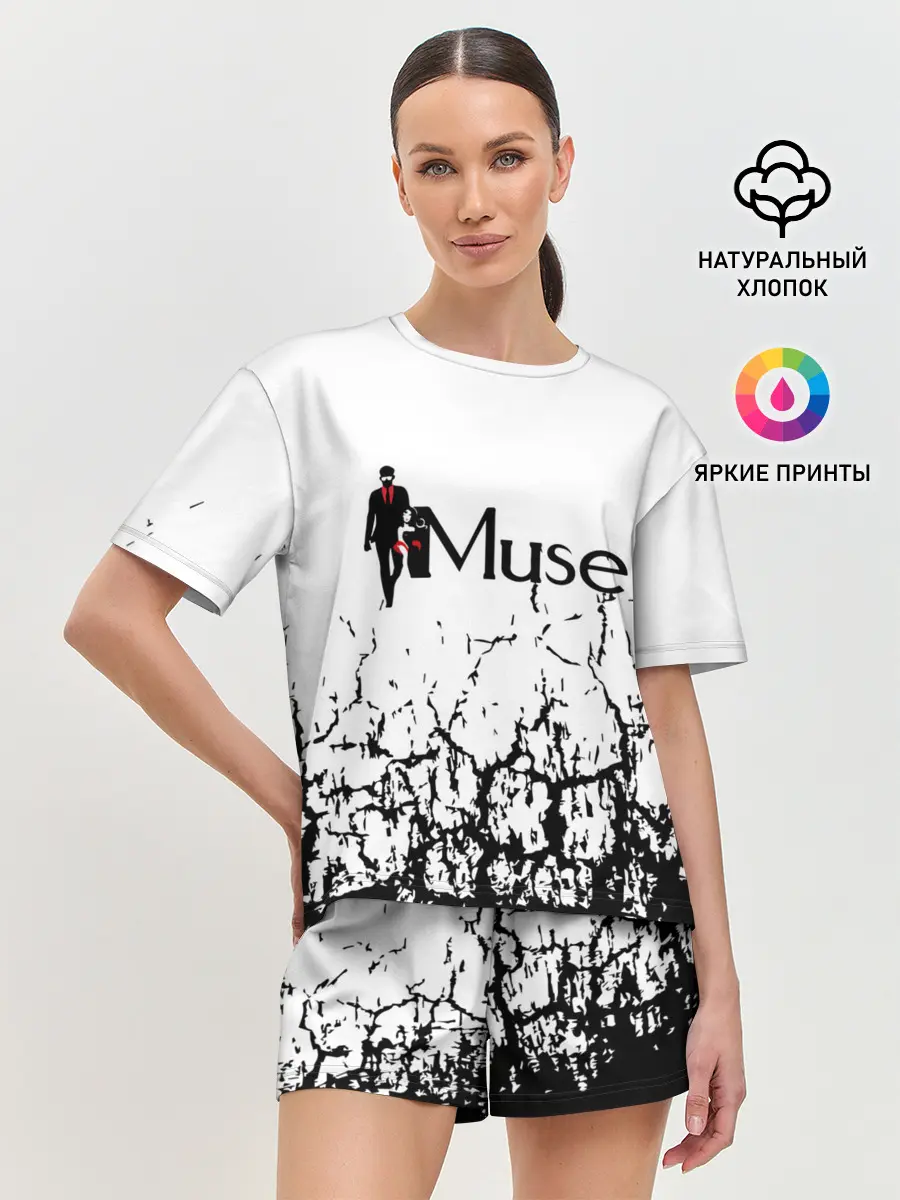 Женская пижама с шортами / muse