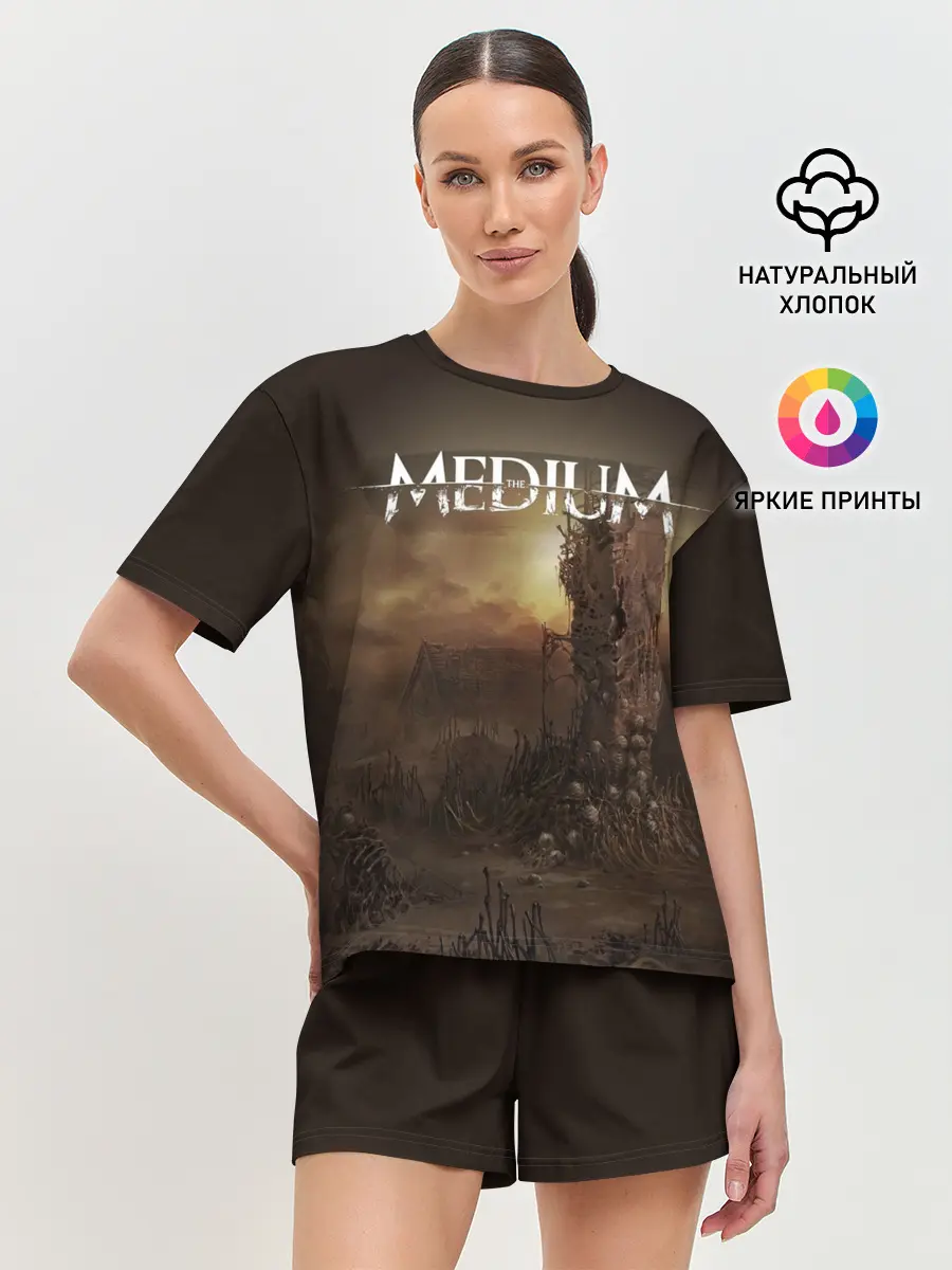 Женская пижама с шортами / Медиум