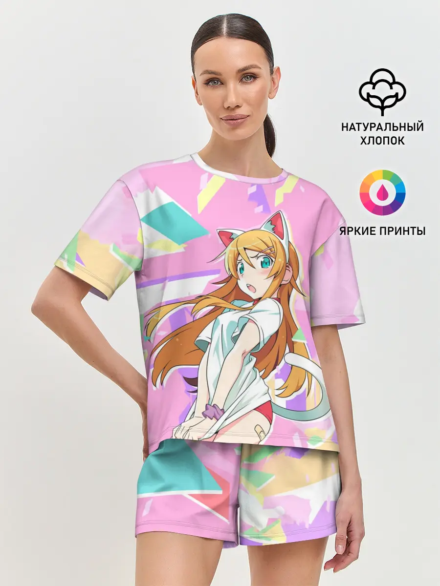 Женская пижама с шортами / Kirino Kousaka