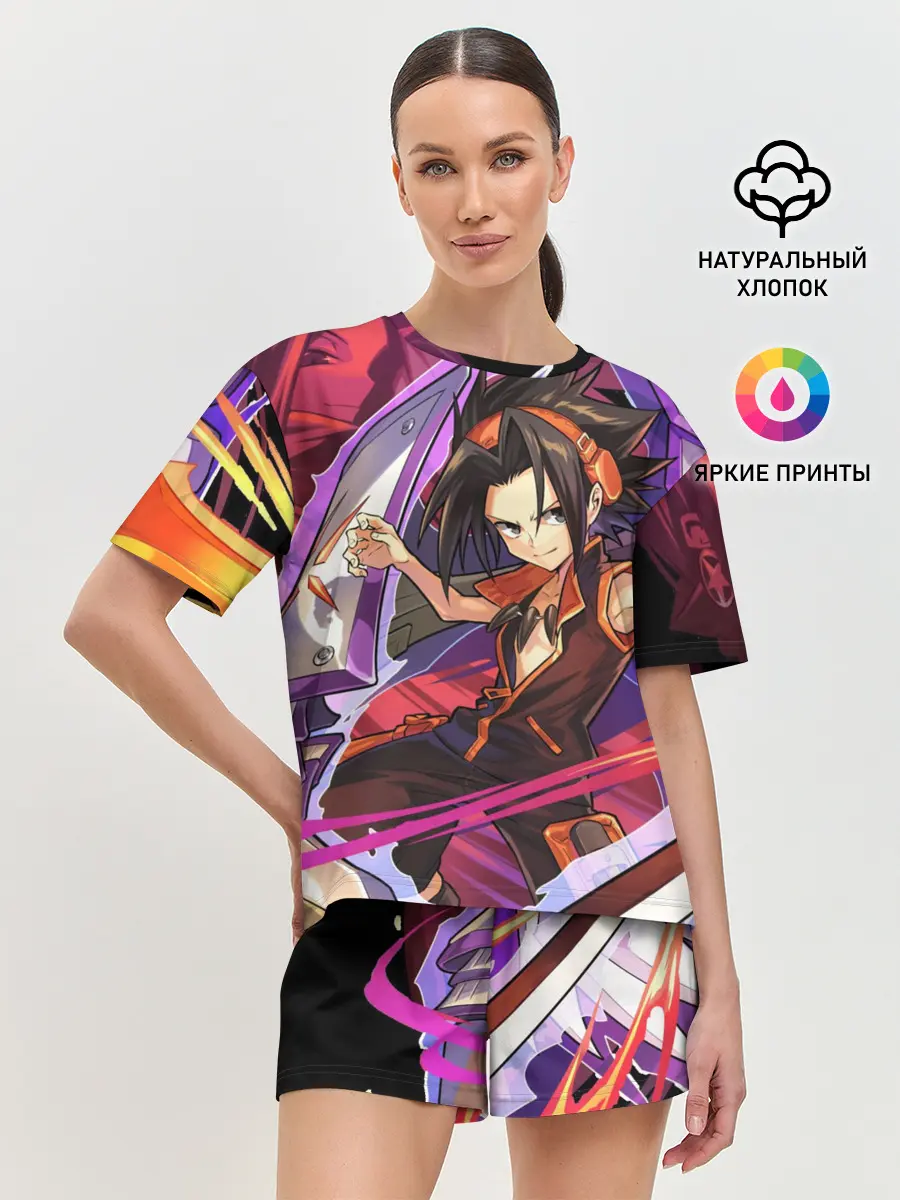 Женская пижама с шортами / Шаман Кинг