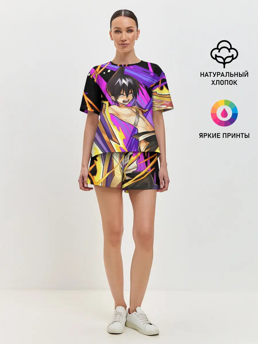 Женская пижама с шортами / Шаман Кинг