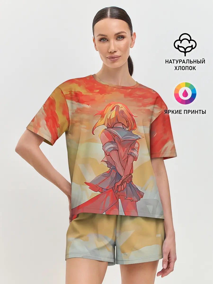 Женская пижама с шортами / Ryugu Rena