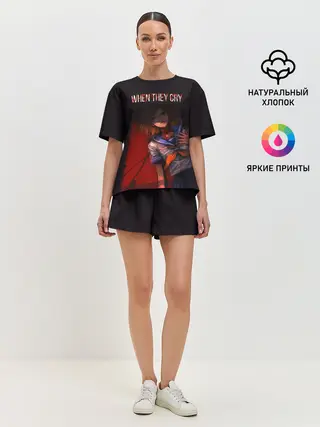 Женская пижама с шортами / When they cry