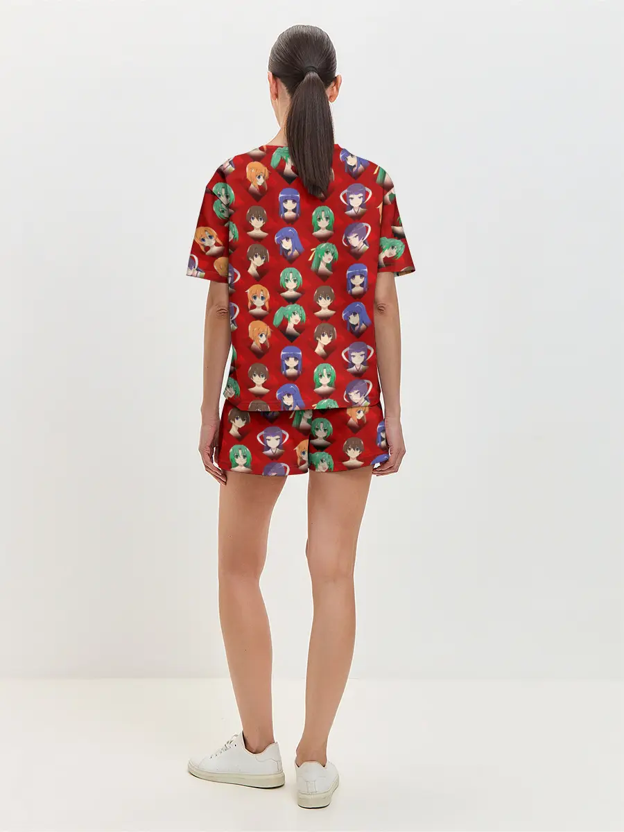Женская пижама с шортами / Characters Higurashi no...