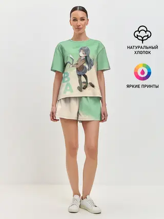 Женская пижама с шортами / Bunny a Girl