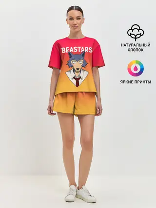 Женская пижама с шортами / ВЫДАЮЩИЕСЯ ЗВЕРИ