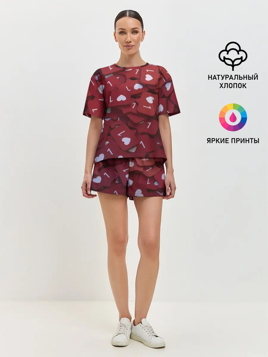 Женская пижама с шортами / Like 3D/Лайк