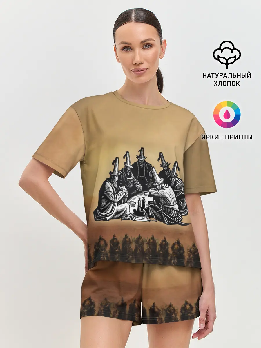 Женская пижама с шортами / Эпос Манас