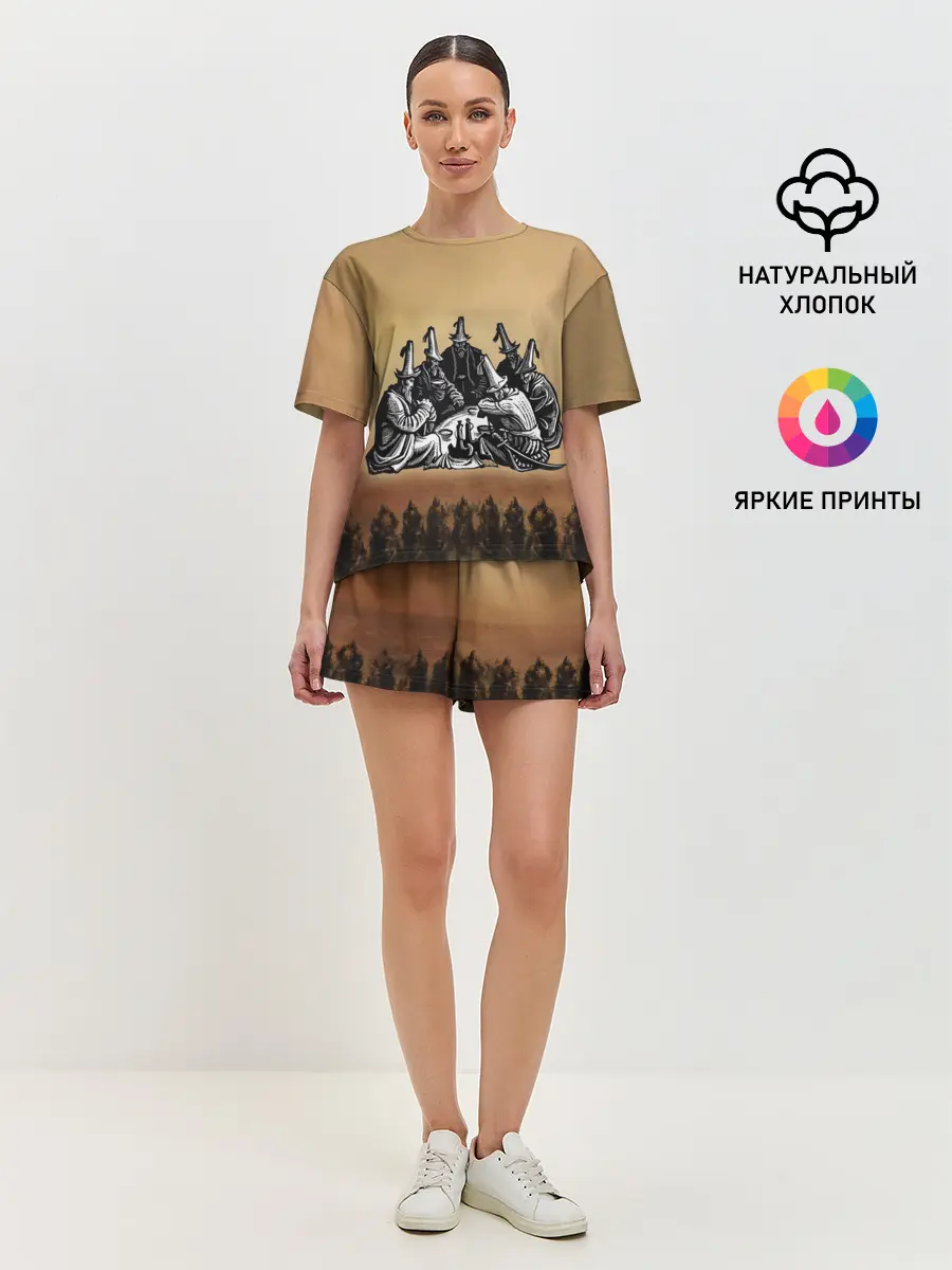 Женская пижама с шортами / Эпос Манас