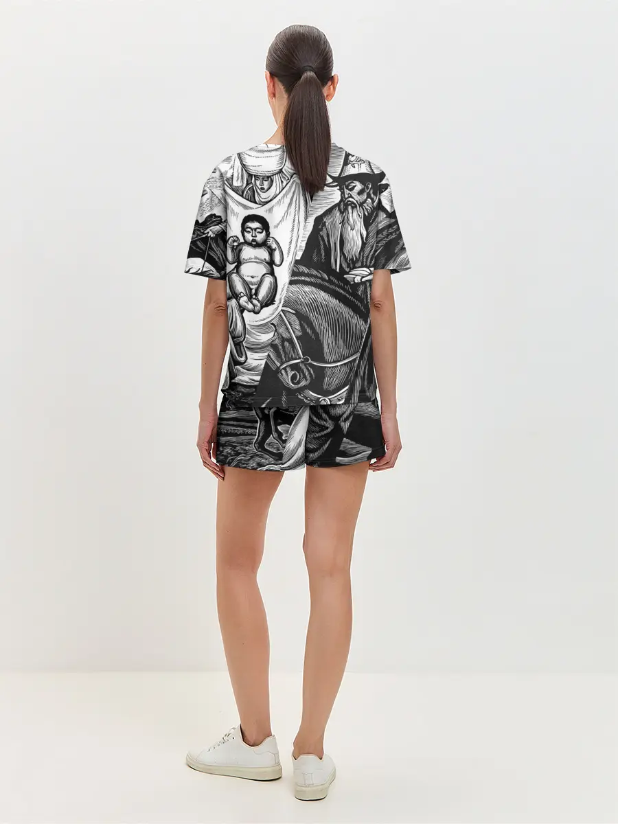 Женская пижама с шортами / ЭПОС МАНАС