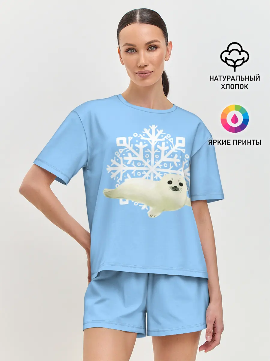 Женская пижама с шортами / Беляк