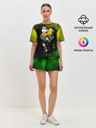 Женская пижама с шортами / Иноске Зеницу Танджиро