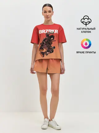 Женская пижама с шортами / BRZRKR