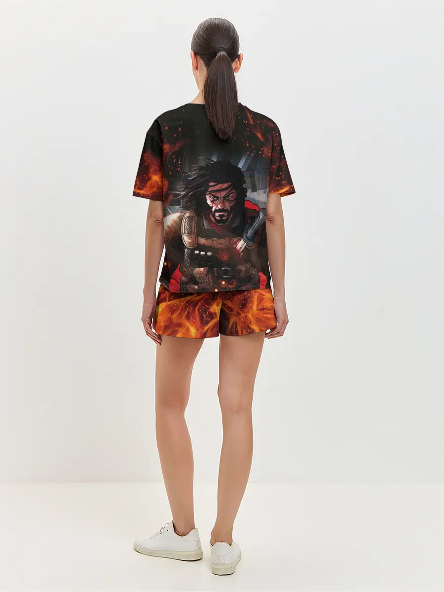 Женская пижама с шортами / BRZRKR