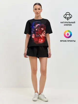 Женская пижама с шортами / МАГИЧЕСКАЯ БИТВА | SUKUNA