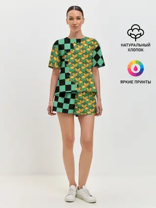 Женская пижама с шортами / ТАНДЖИРО И ТОМИОКА