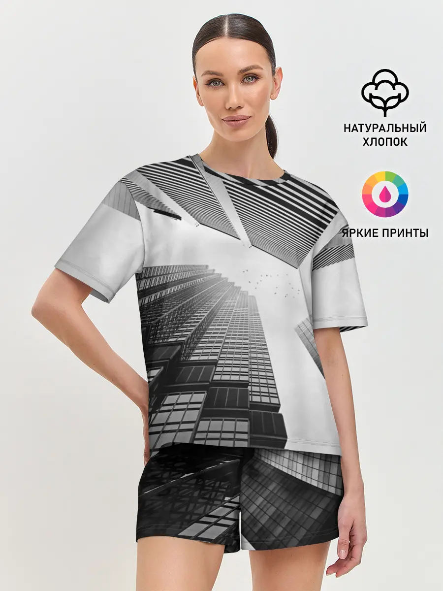 Женская пижама с шортами / Минимализм