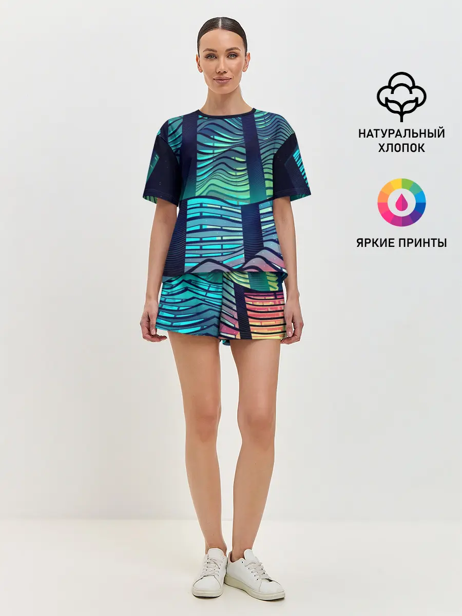 Женская пижама с шортами / Минимализм