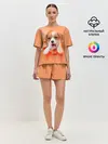Женская пижама с шортами / Собака
