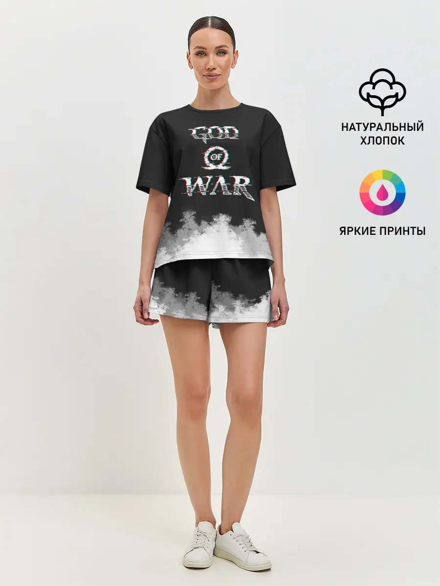 Женская пижама с шортами / God of War