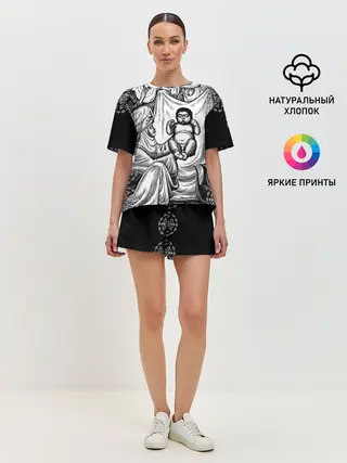 Женская пижама с шортами / Манас Баатыр