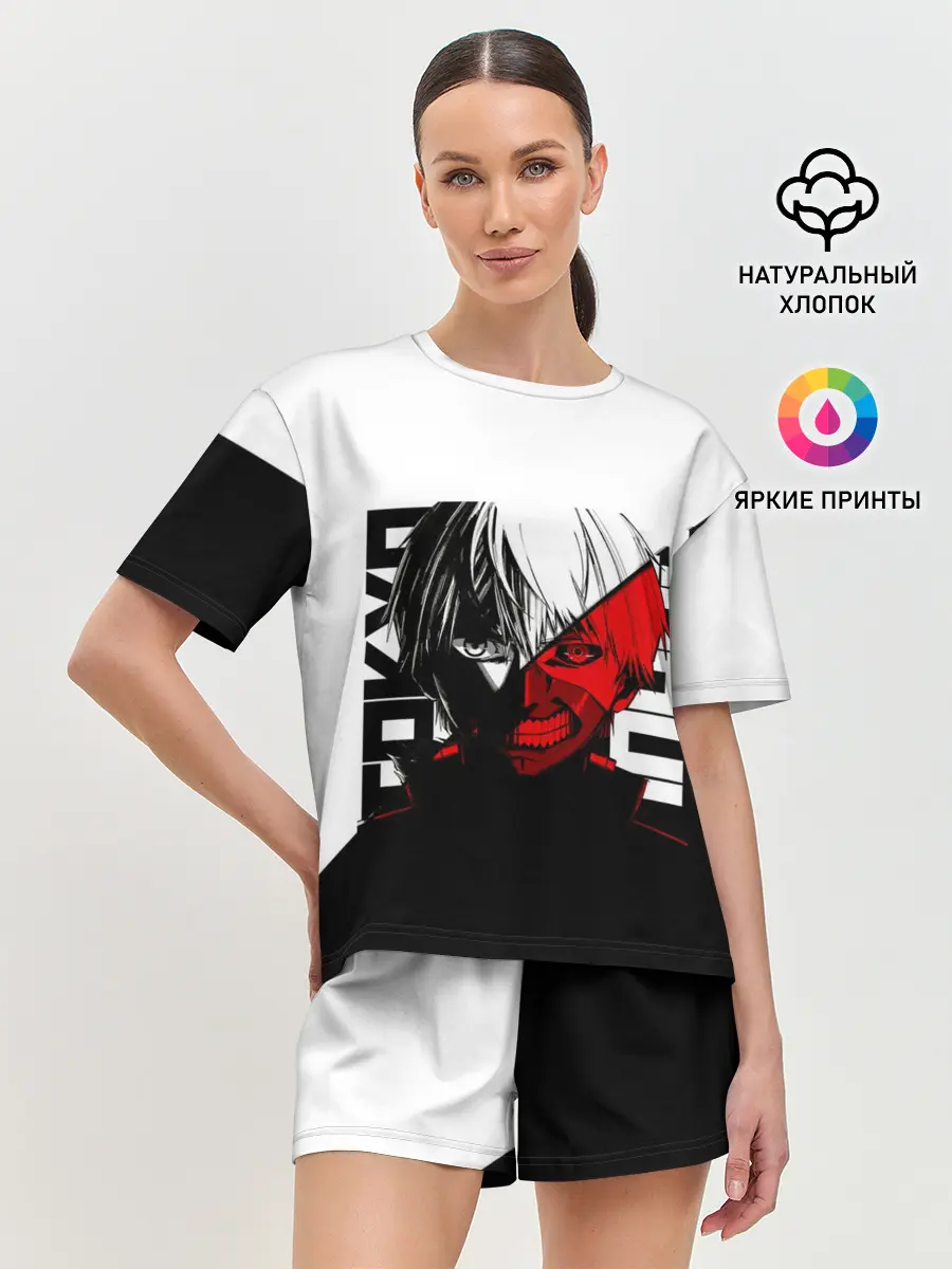 Женская пижама с шортами / ТОКИЙСКИЙ ГУЛЬ