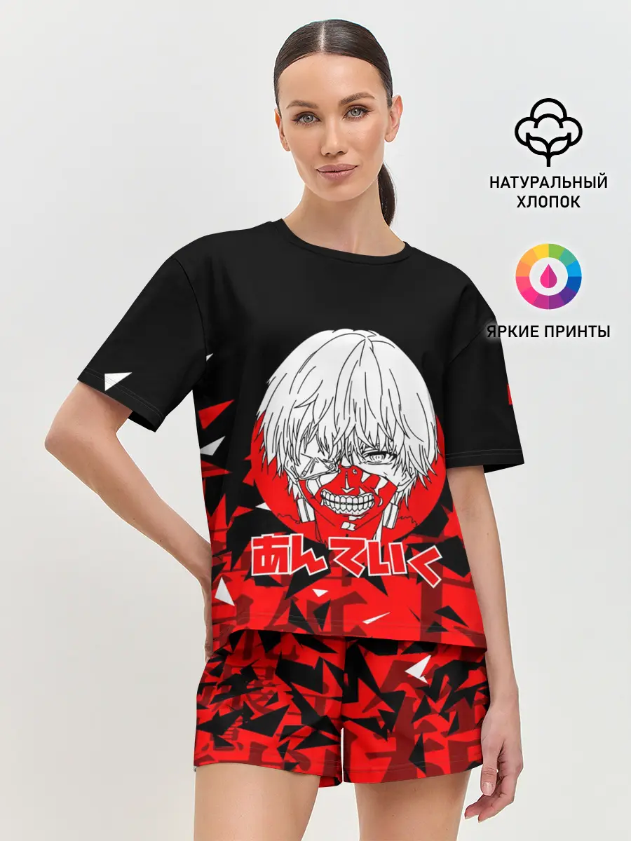 Женская пижама с шортами / ТОКИЙСКИЙ ГУЛЬ