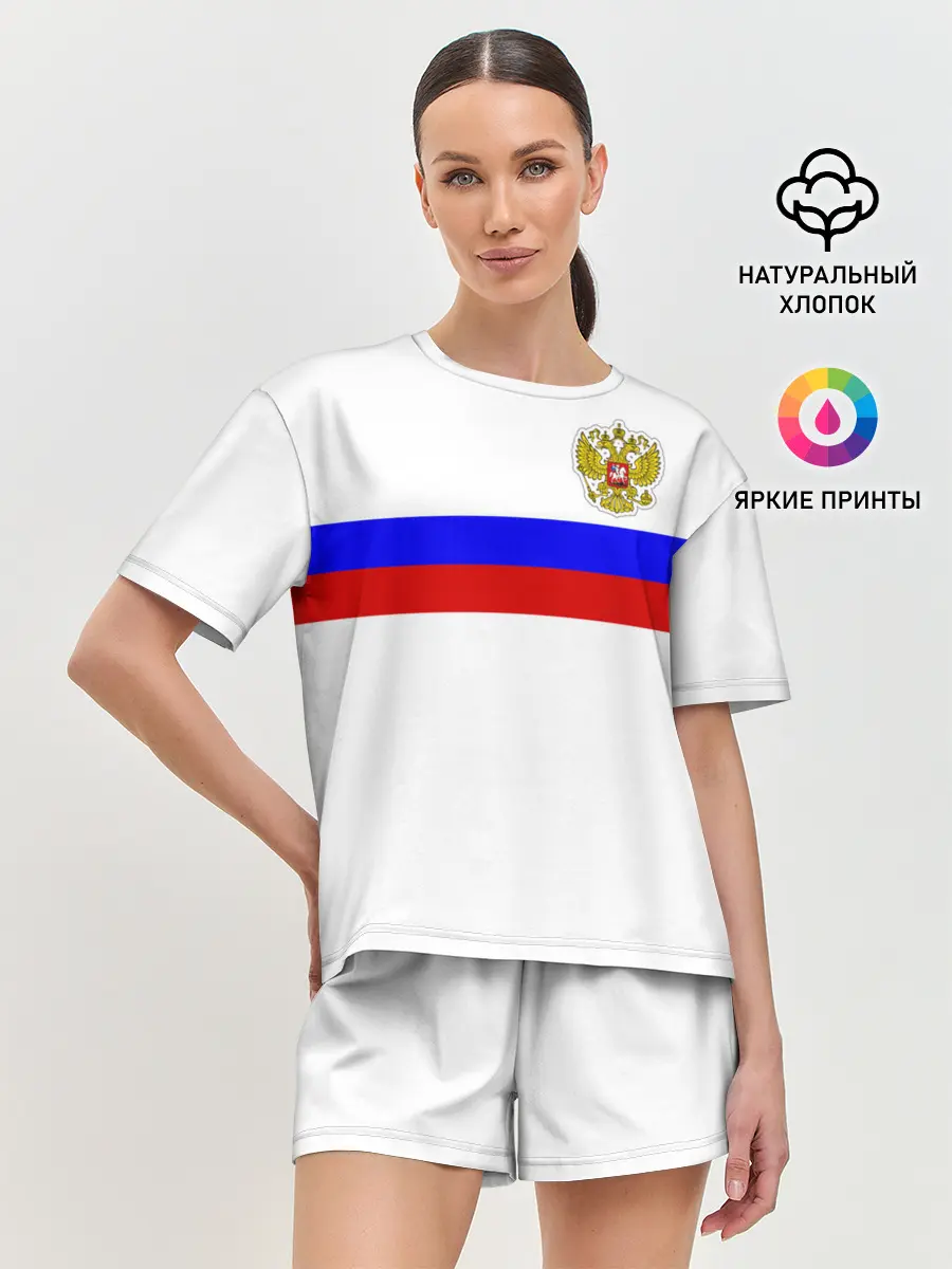 Женская пижама с шортами / СБОРНАЯ РОССИИ 2021