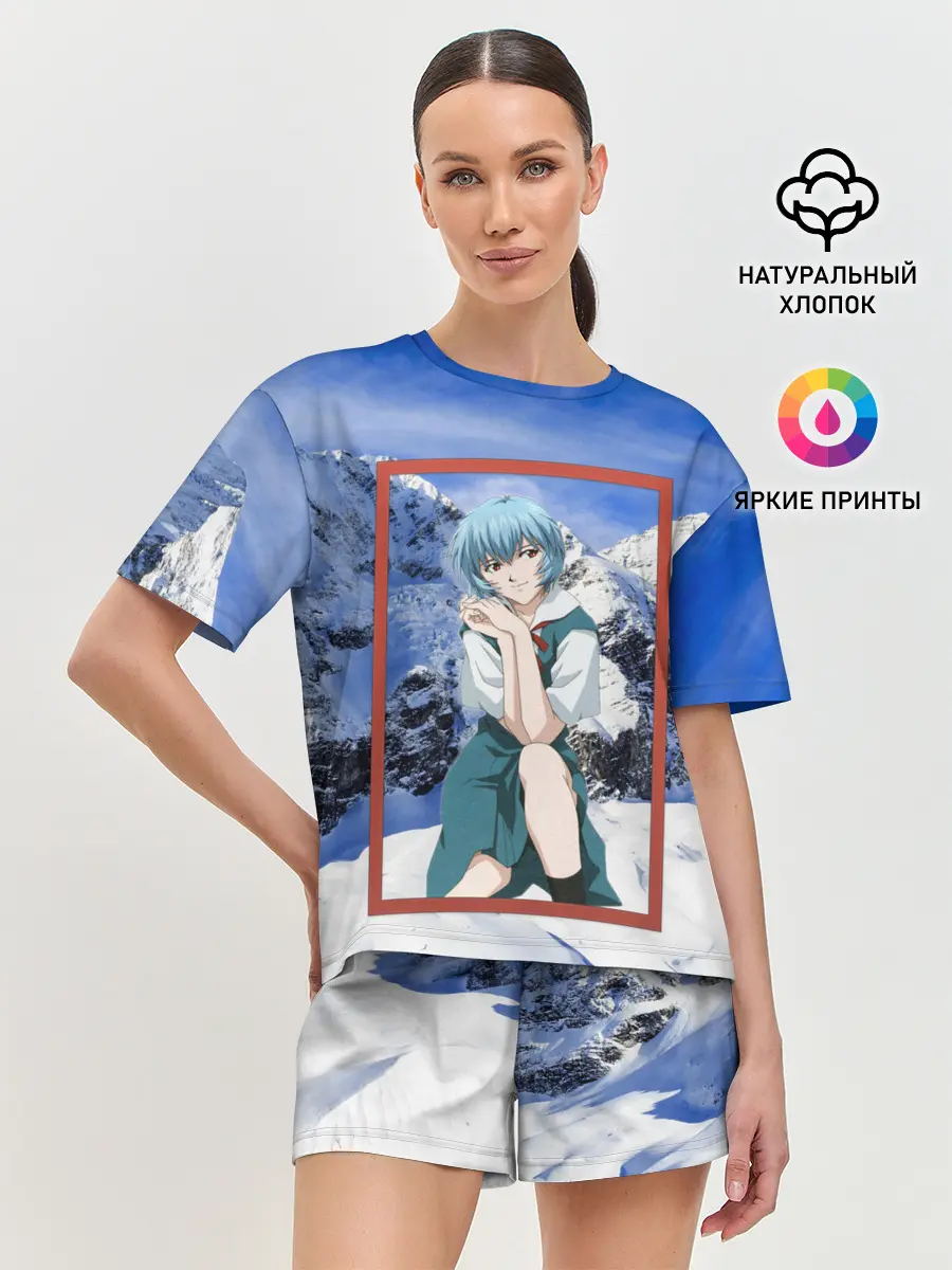 Женская пижама с шортами / Рей Аянами