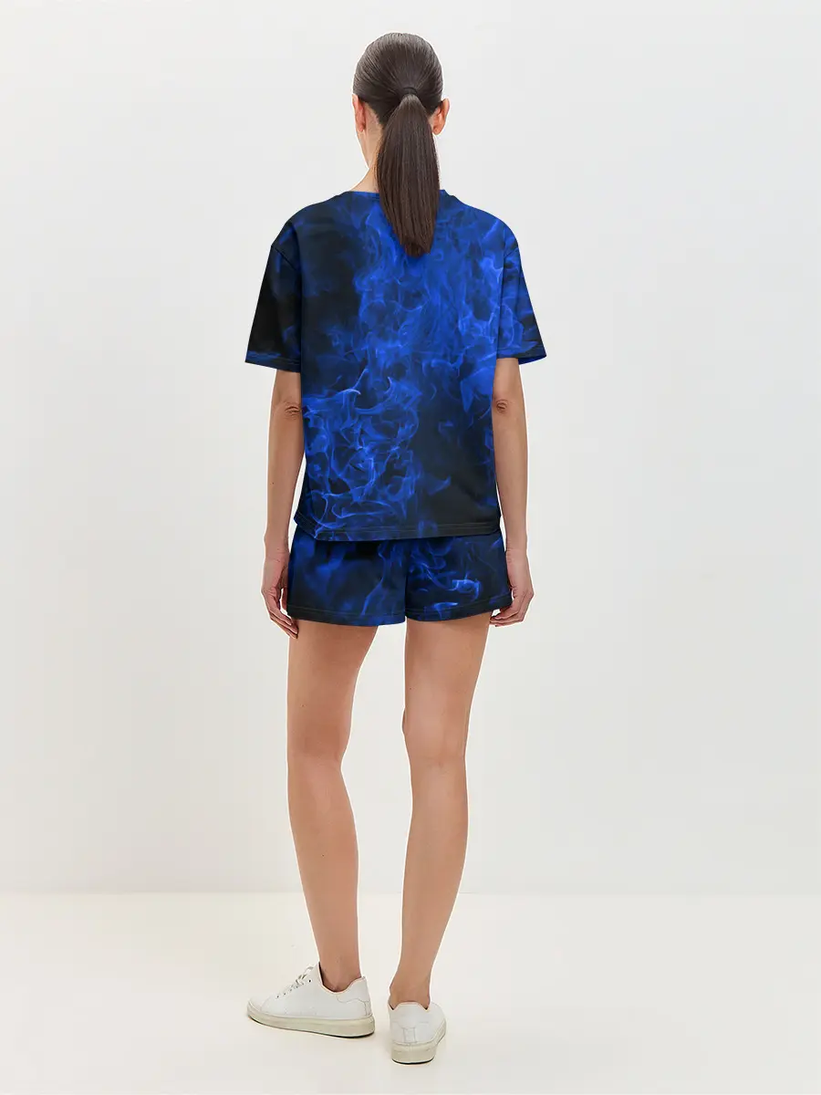 Женская пижама с шортами / Blue Fire