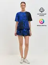 Женская пижама с шортами / Blue Fire