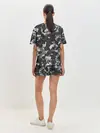 Женская пижама с шортами / Gray Camouflage