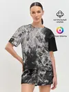 Женская пижама с шортами / Fire and Smoke