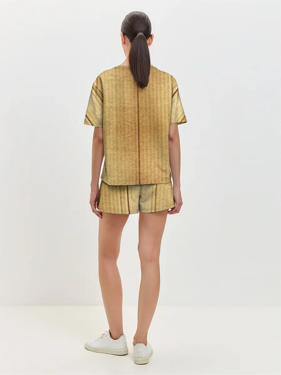 Женская пижама с шортами / Картон