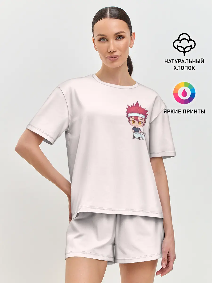 Женская пижама с шортами / Повар боец Сома