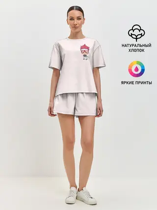 Женская пижама с шортами / Повар боец Сома