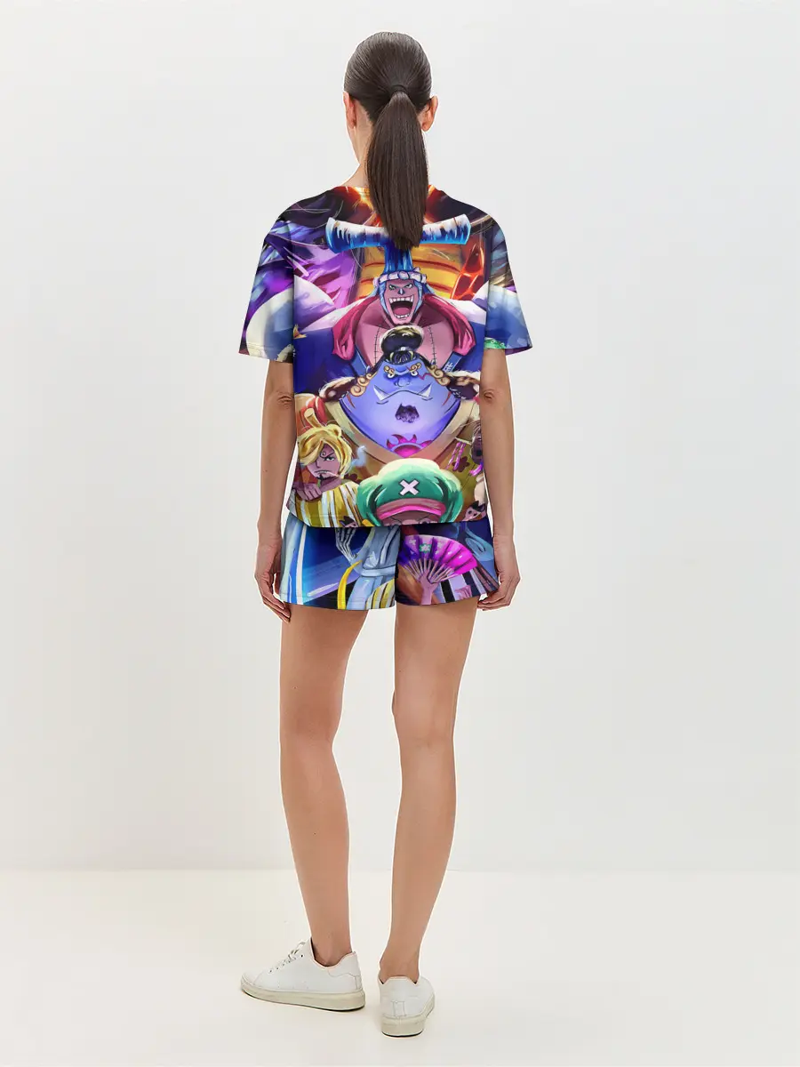 Женская пижама с шортами / ONE PIECE | ВАН ПИС ПЕРСОНАЖИ